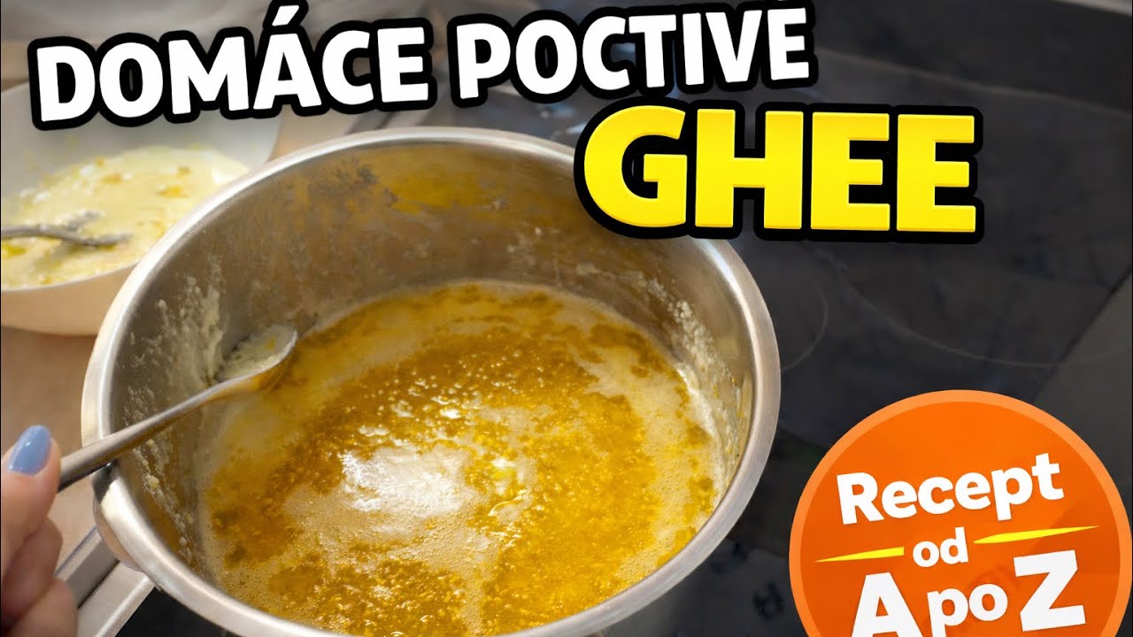 Domáce GHEE 🧈🔥 | Ako si vyrobiť poctivé ghee doma (jednoduchý postup)