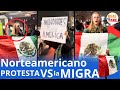 Joven estadounidense se une a protesta de mexicanos en USA VS la migra #usa #news