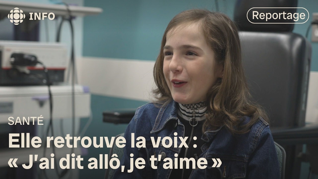 Prouesse médicale à l'Hôpital de Montréal pour enfants : la petite Magalie retrouve la voix