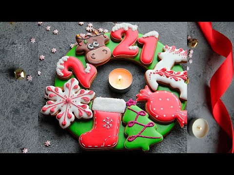 Новогодний венок из пряников от Марии Ермолаевой @ermolaevam