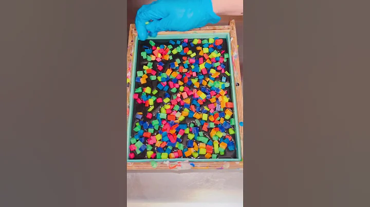 CHUNKY Confetti Soap! #soaping #soapmaking #soapmaker #soap #soapmakingprocess #cpsoap #cpsoapmaking