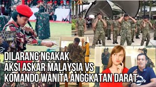 Different Levels! The Action of Malaysian Soldiers vs. Indonesian Army Women (KOWAD)