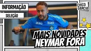 SELEÇÃO  BRASILEIRA: TIME VAI SE ENCAMINHANDO COM MAIS NOVIDADES E NEYMAR FORA DA ESTREIA
