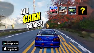 All Carx Games With Max Graphics! | Top 5 Car Racing Games 2024