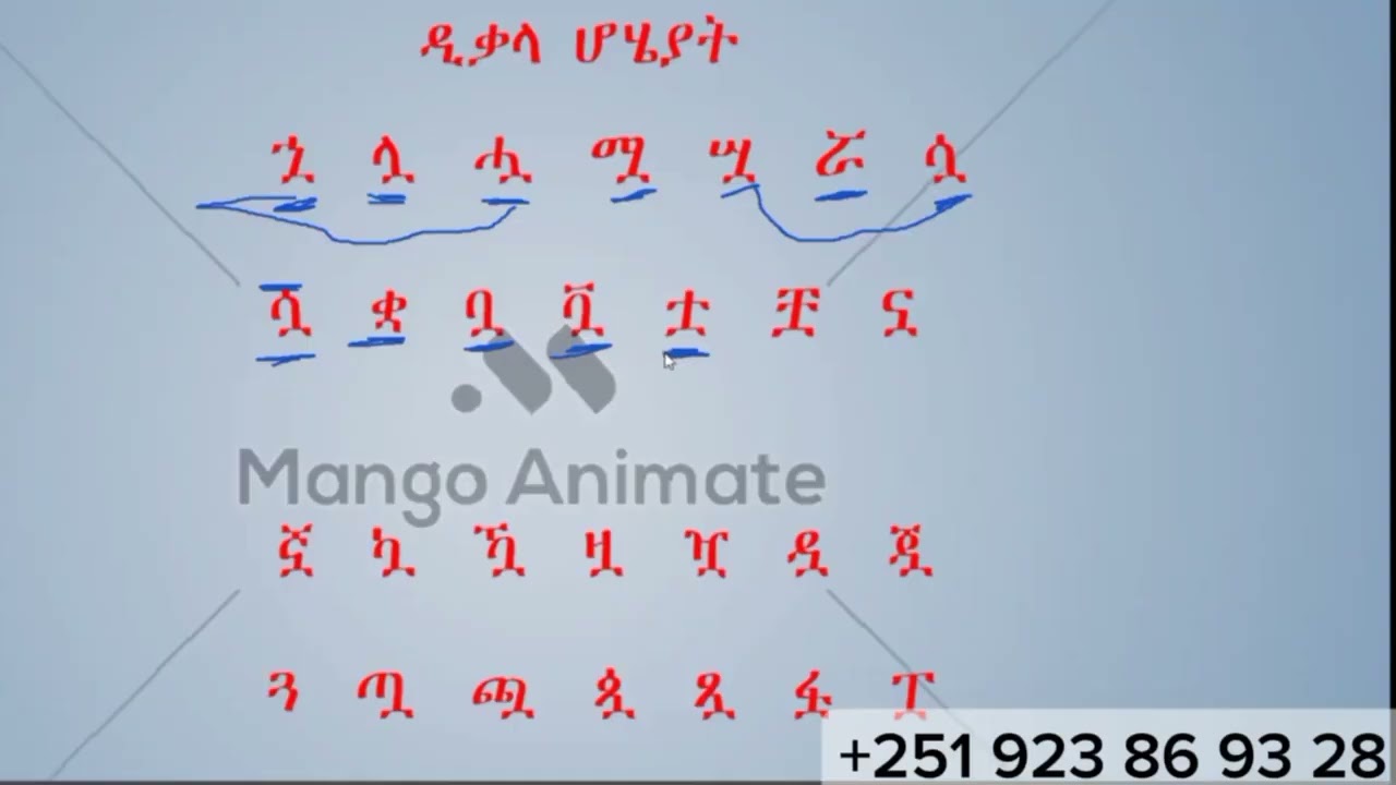 ኋ ሏ ሗ ሟ ሧ ሯ ሷ ሿ ዲቃላ ሆሄያት