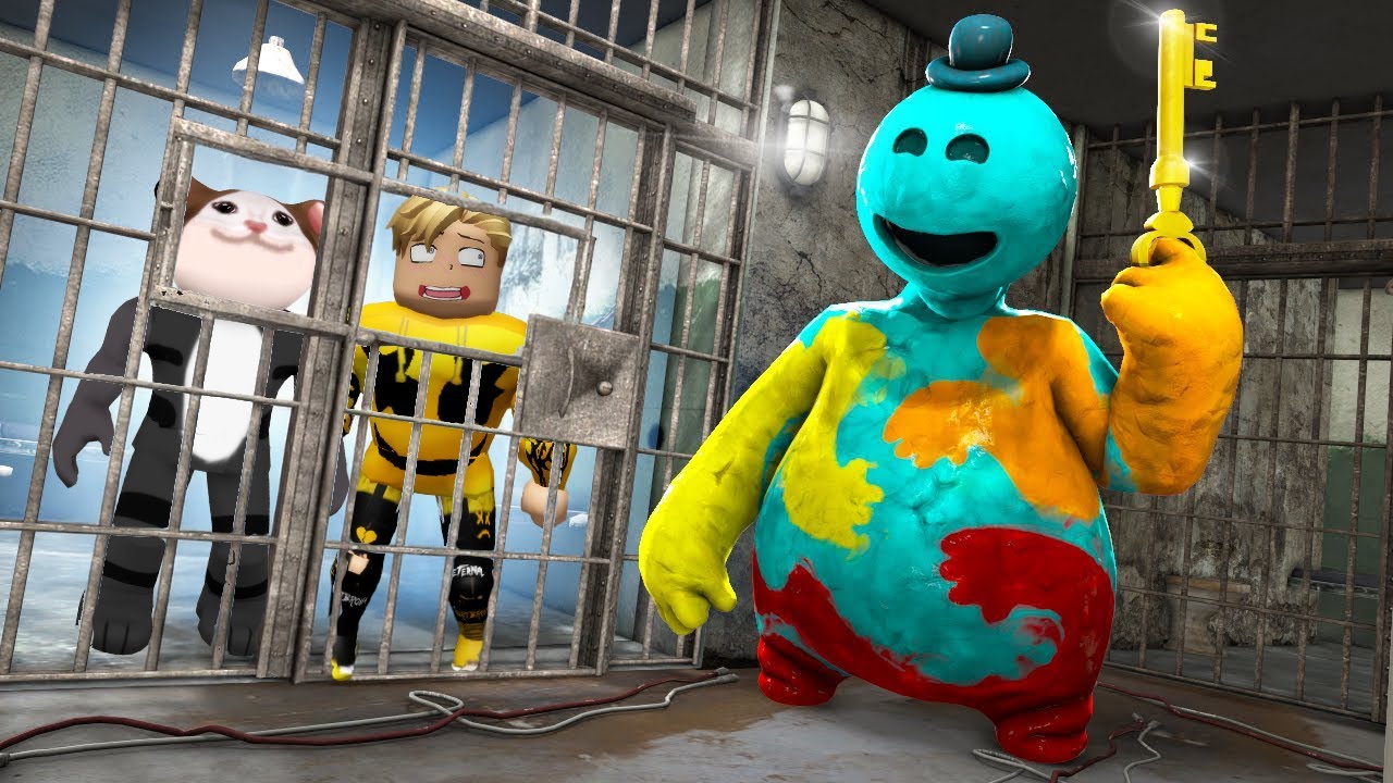 فيلم روبلوكس : وحش الصلصال حبسنا ولازم دونجل يحل الغاز ذكاء علشان ينقذنا 😭💔 شجعوا دونجل ارجوكم 💔