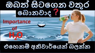 Importance of Water | ජලයේ විශ්මිත රහස්  | ජලයේ ගුණ | ජලයේ වැදගත්කම | Secret Of Water| Healthy Water