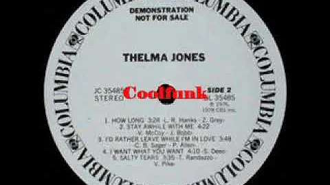 Thelma Jones - How Long (1978)