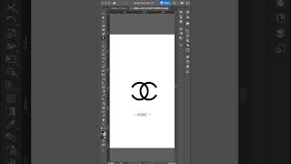 How to make chanel logo by Adobe illustrator