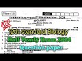12th Biology Half Yearly Question Paper 2024