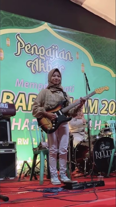 Segudang Rindu - Marshaa gitaris Relita Temanggung #shorts #guitarist