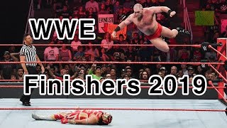 WWE All Finishers 2019 (male)