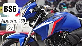 Tvs Apache Rtr 160 2v Matt Red Colour Bs6 Fi Abs Walk Around In 4k Youtube
