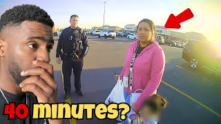 Police Surprise Mother Who Left Kids Alone in Running Vehicle