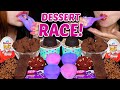 ASMR LEFTOVER DESSERT RACE! MINI OREO COOKIE CEREAL, PURPLE MOCHI ICE CREAM, KINDER EGGS, KITKAT 먹방