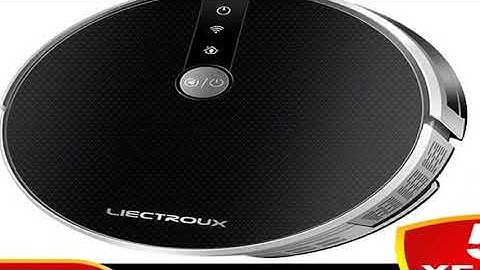 LIECTROUX/LILIN C30B Robot Vacuum Cleaner 6000Pa Suction, Map navigation with Memory,Wifi APP,Electr