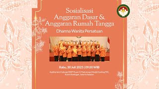 Sosialisasi Ad Dan Art Dwp  Hasil Munas V Tahun 2024