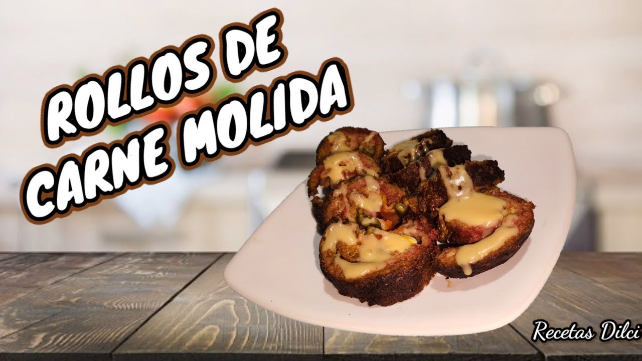 Como preparar unas ricos Rollos de Carne molida !! DILCIA HERNÁNDEZ