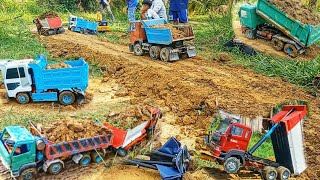 Amazing Team RC Construction Highway Car Truck Kamaz Isuzu HINO 700 Hyundai Trago Dozer Komatsu