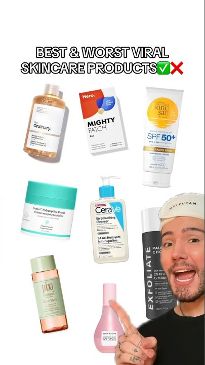 RATING VIRAL SKINCARE PRODUCTS!😱 (follow for more!💗) #beauty #skincare  #skin #beautytips #acne 