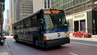 Midtown Bound BxM10 Bus At 5th Av & 57th St & Parkchester Bound BxM6 Bus At Madison Av & 60th St