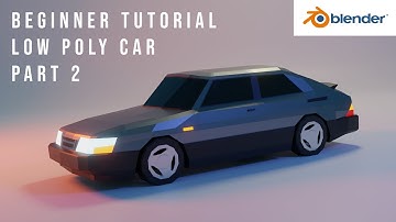 Low poly SAAB 900 - Blender beginner Car tutorial - Part 2