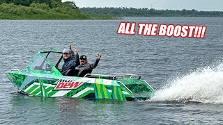 We CRANKED UP The Boost On My Supercharged Mini Jet Boat... But It's Having MAJOR Issues!!!