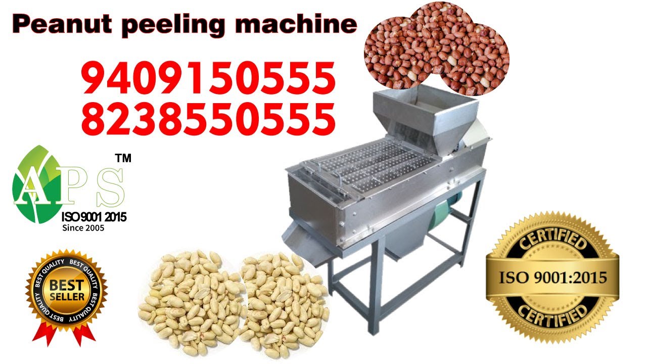 Peanut Peeling Machine Roast Peanut Peeling Machine Youtube