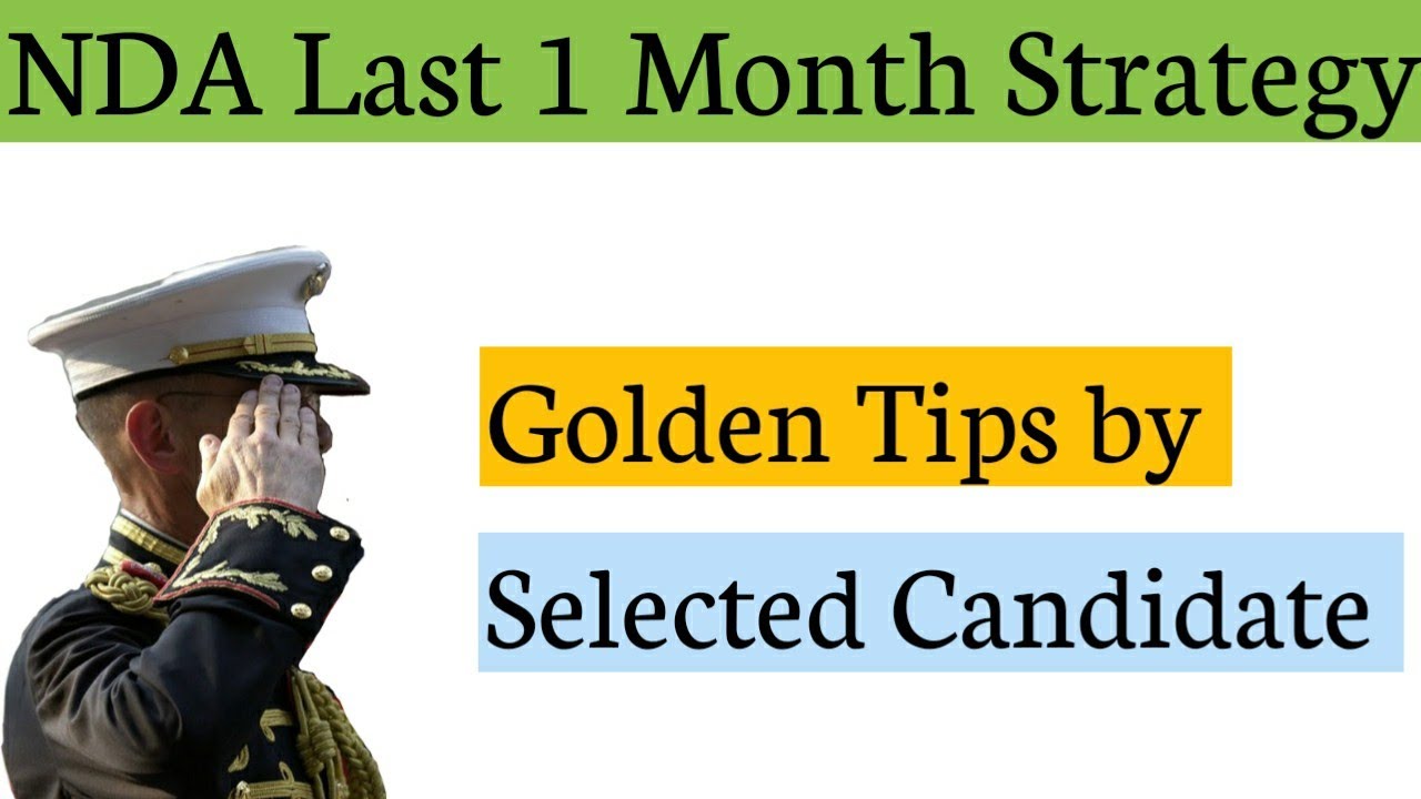 NDA Last 1 Month Tips & Tricks NDA 1 2020 YouTube
