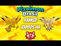 ZAPDOS HA É BOM MESMO? TESTEI NA RANKED NATIONAL DEX DO PIXELMON BRASIL