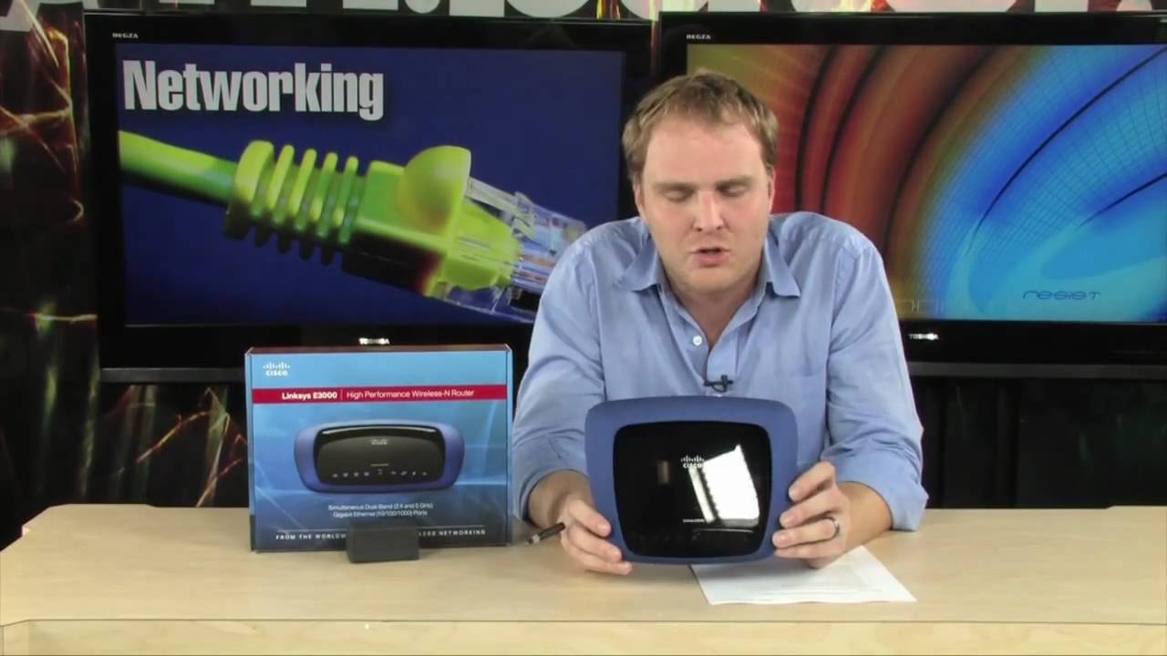 Cisco Linksys E3000 High-Performance Wireless-N Router - YouTube
