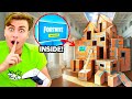 I Built A Secret Hidden GAMING FORT! (2 Stories Tall)