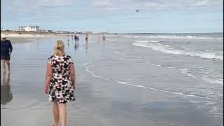 Military Helicopter Fly-by on the Beach