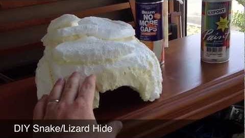 DIY Snake or Lizard Hide