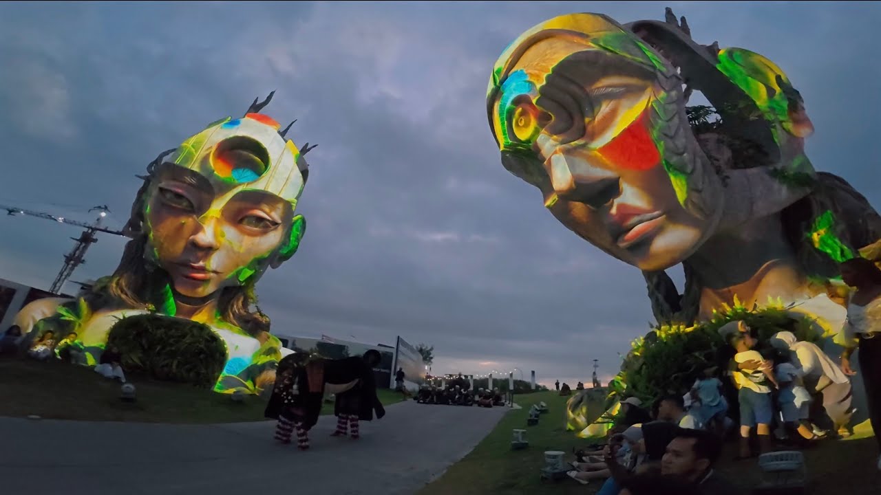 Traveling to Nuanu Bali Indonesia 