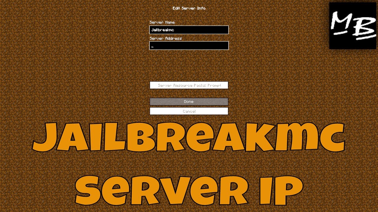 Minecraft Jailbreakmc Server IP Address - YouTube