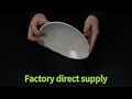 Customized sustainable a5 melamine gold ingot plate gratin dish modern plastic dinnerware