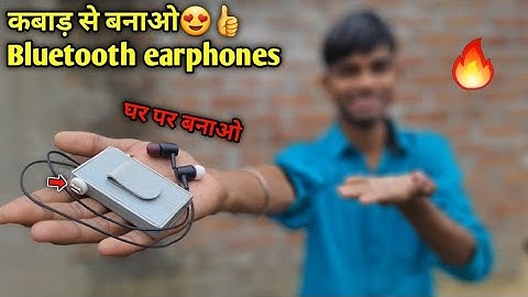 How to make bluetooth earphones 😍 | Summer experiment | AK technical amrit | Samar experiment
