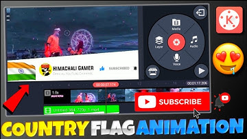 How To Make Flag Animation In Kinemaster | Pahadi Creator
