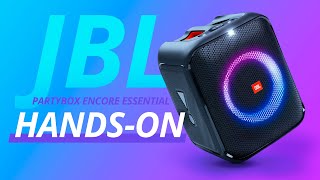 JBL Partybox Encore Essential, um cubo com som potente e luzes no ritmo da música [HandsOn]