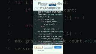 Minimum Number of Sessions 3 using python CCBP Nxtwave #coding #programming #shorts #viral  #trading