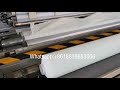 High speed glue lamination kitchen towel tissue paper rewinder machine