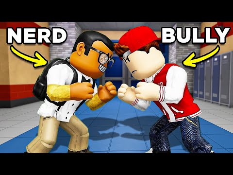 NERDS VS BULLIES in Roblox Fight in a School 😂