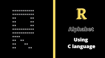 Alphabet R in pattern using for loop in C language.| Star pattern programs | Harsh Monitor