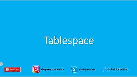 Oracle TableSpace | Tamil | Default Tablespace | System | SysAux | User Defined Tablespace | Part -1