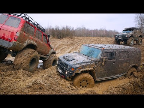 Offroad. BIGFOOT против HUMMER H2. Настоящая ЗАРУБА!!!