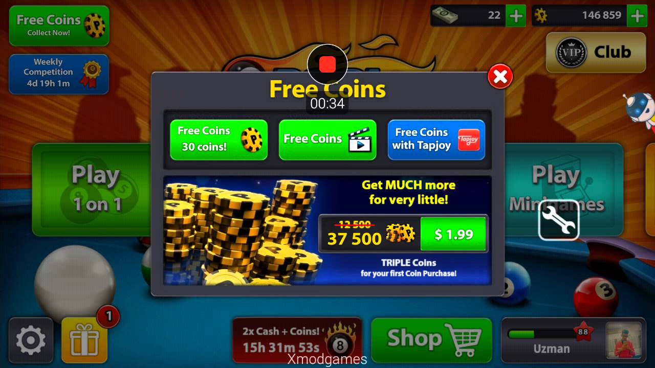 8ball pool coins hack working 100% permanent hack - 