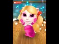 I am a barbie girl my talking angela 1 vs 2 dance challenge #1 #viral #youtubeshorts #shortviral