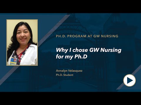 Ph.D. Program at GW Nursing: Why I chose GW Nursing for my Ph.D (Annalyn Velasquez)