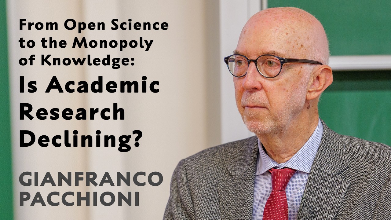 From Open Scienceto the Monopoly of Knowledge: Is Academic Research Declining | Gianfranco Pacchioni